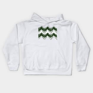 forest chevron Kids Hoodie